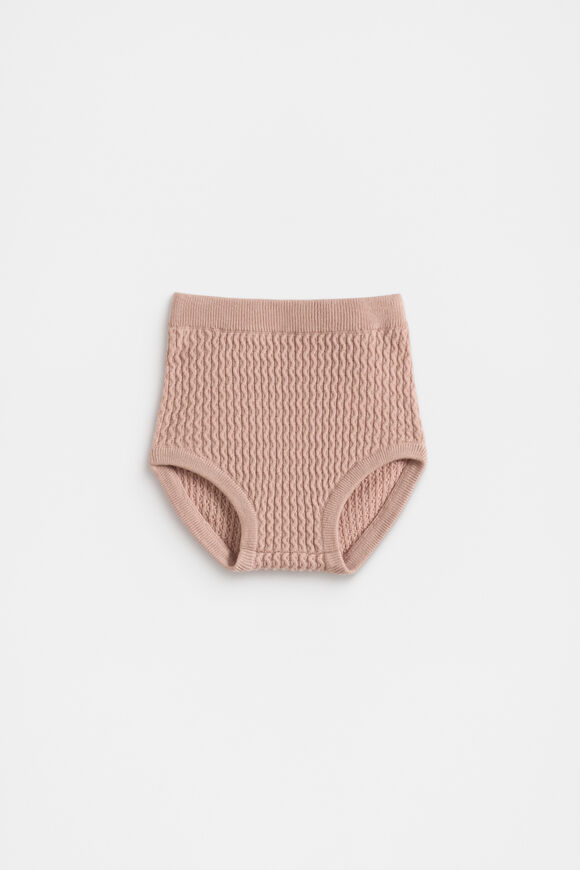 Cable Knit Bloomer  Blush Pink  hi-res