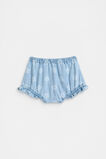 Floral Denim Bloomer  Light Wash  hi-res