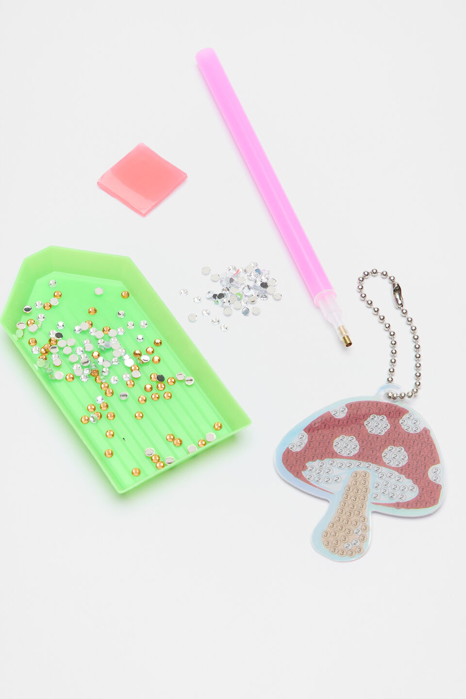 Diamond Art Bag Charm  Multi