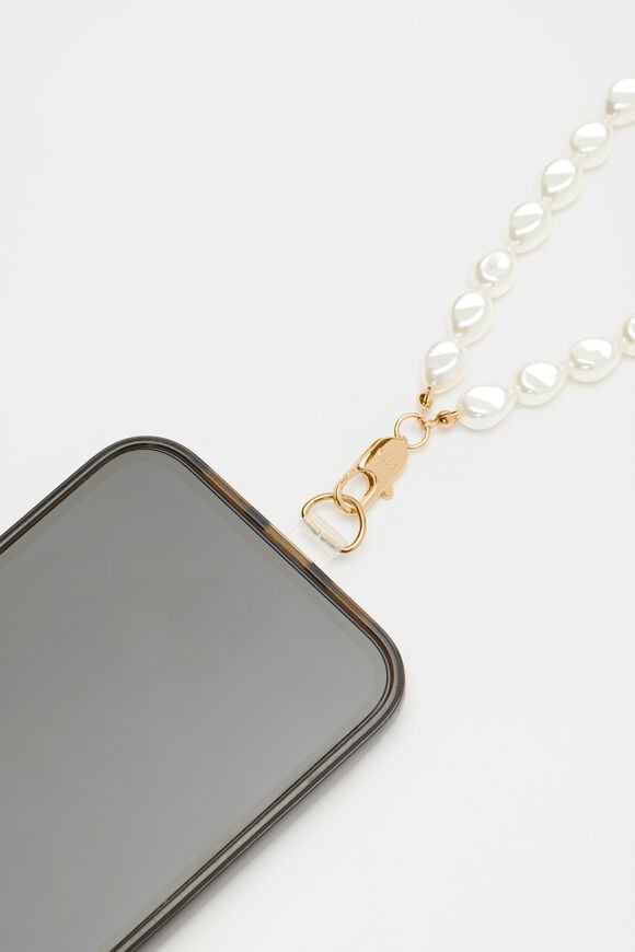 Pearl Wrist Phone Strap  Pearl  hi-res