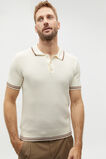 Braided Knit Polo  Ivory  hi-res