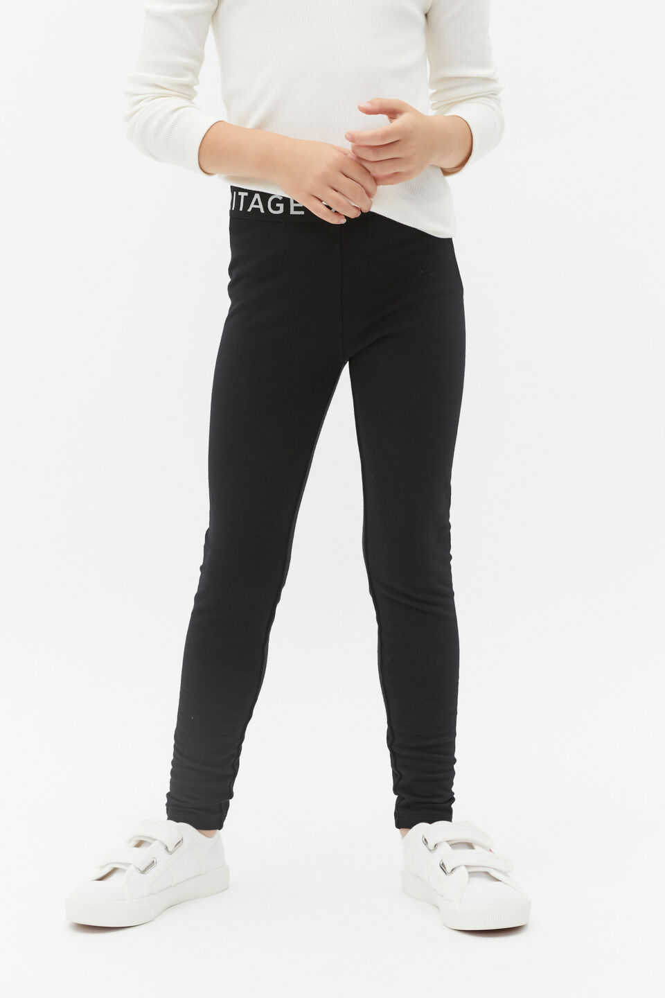 Core Terry Legging  Black
