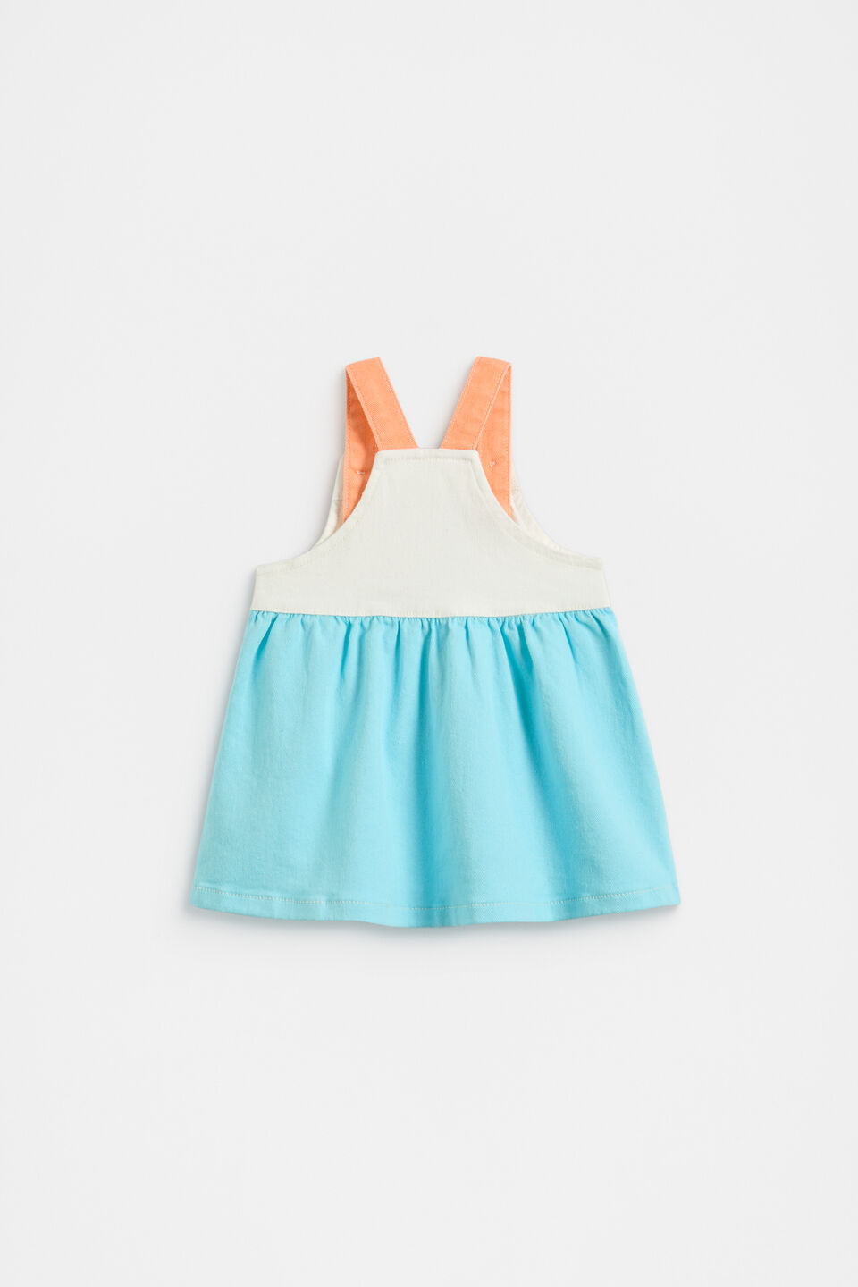 Colourblock Logo Pinafore  Multi