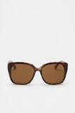 Hannah D Frame Sunglasses  Milky Tort  hi-res