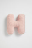 Teddy Initial Cushion Dusty Rose  H  hi-res