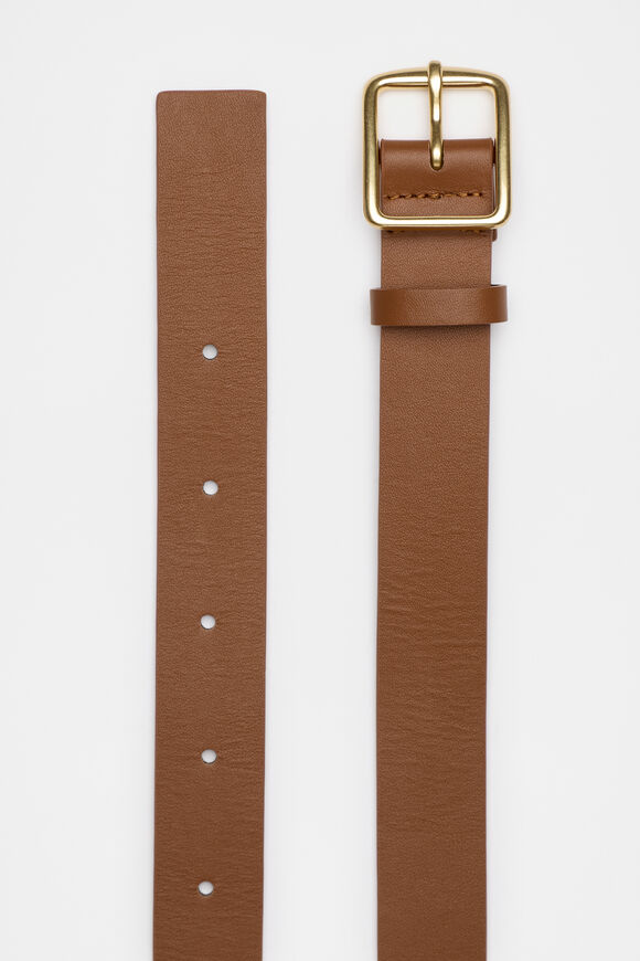 Abby Classic Leather Belt  True Tan  hi-res