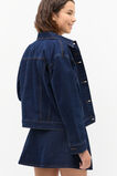 Boxy Denim Jacket  Rinse Wash  hi-res
