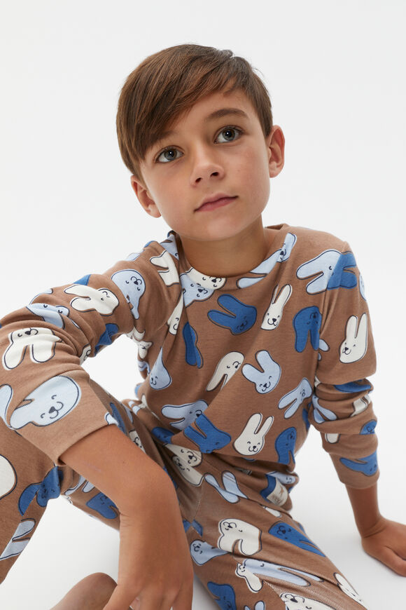 Bunny Face Pyjama  Chocolate Shake  hi-res