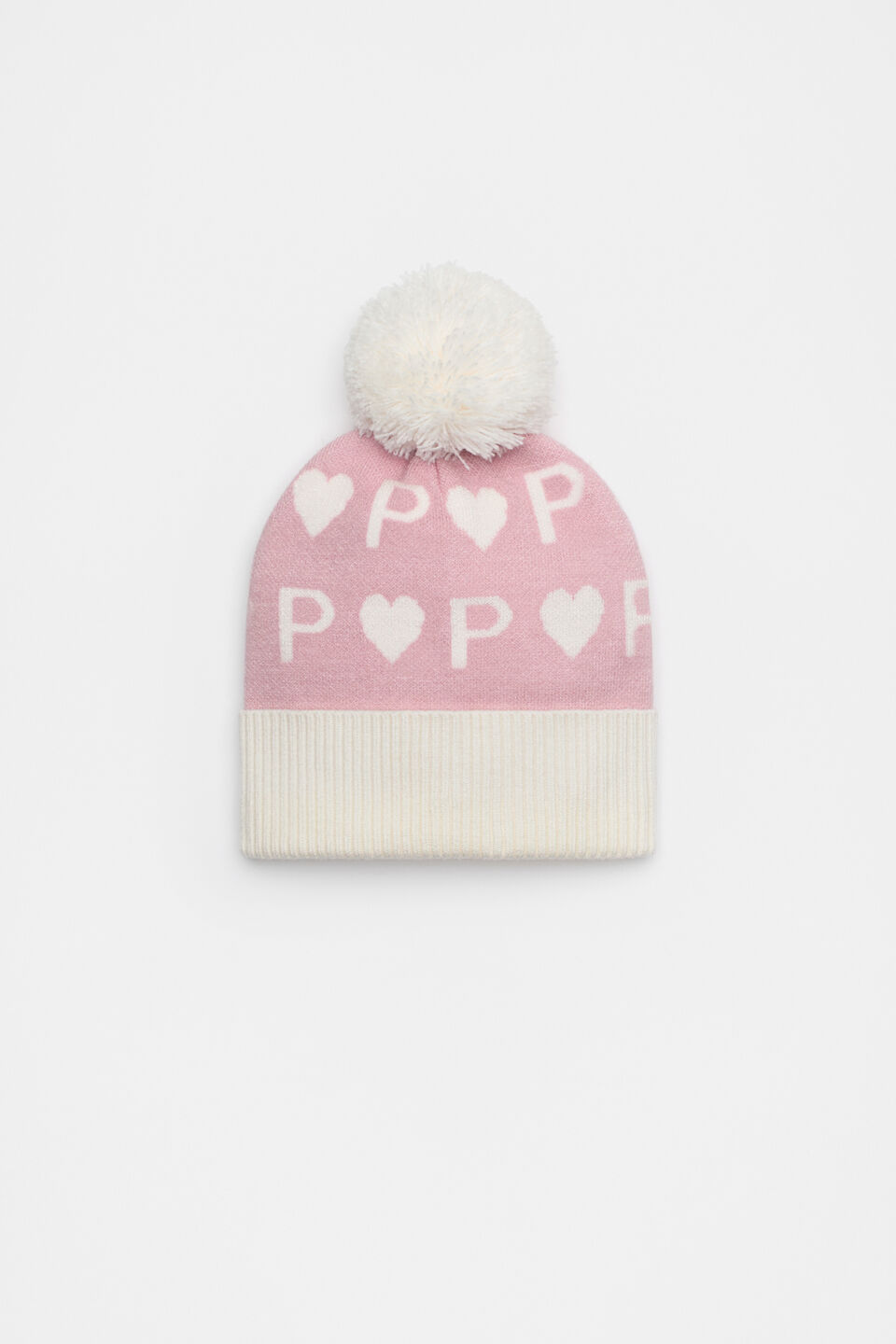Heart Initial Beanie  P
