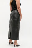 Leather Column Skirt  Black  hi-res