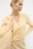 Lofty Button Knit Cardigan  Marzipan Marle  hi-res