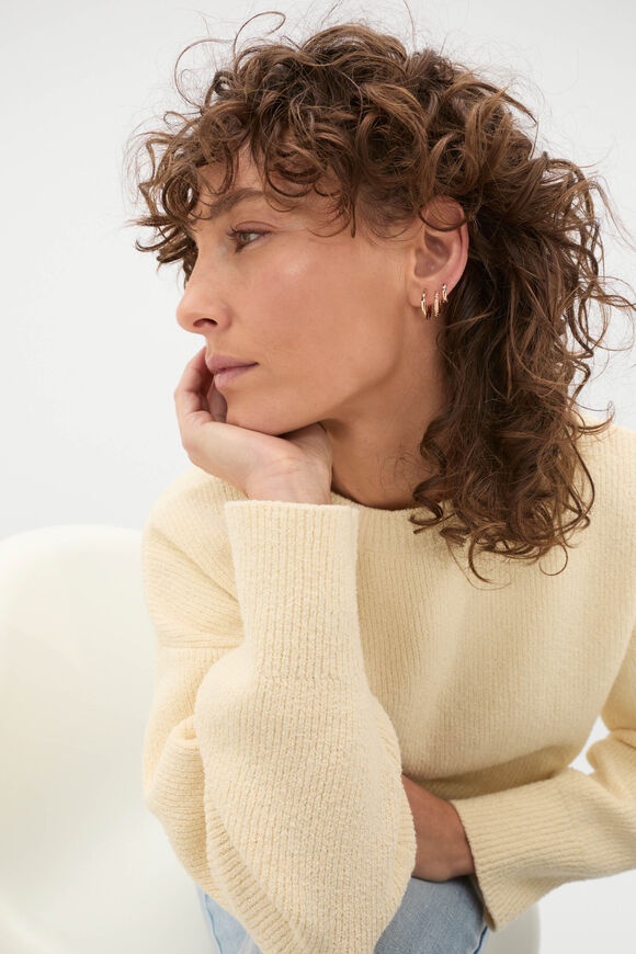 Textured Huggie Ear Pack  Gold  hi-res