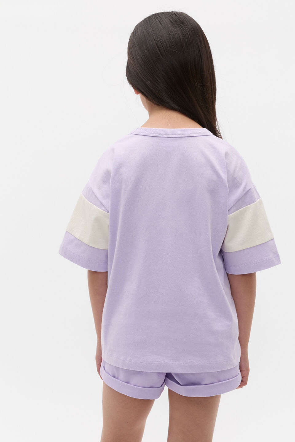 Relaxed Logo Tee  Lavender