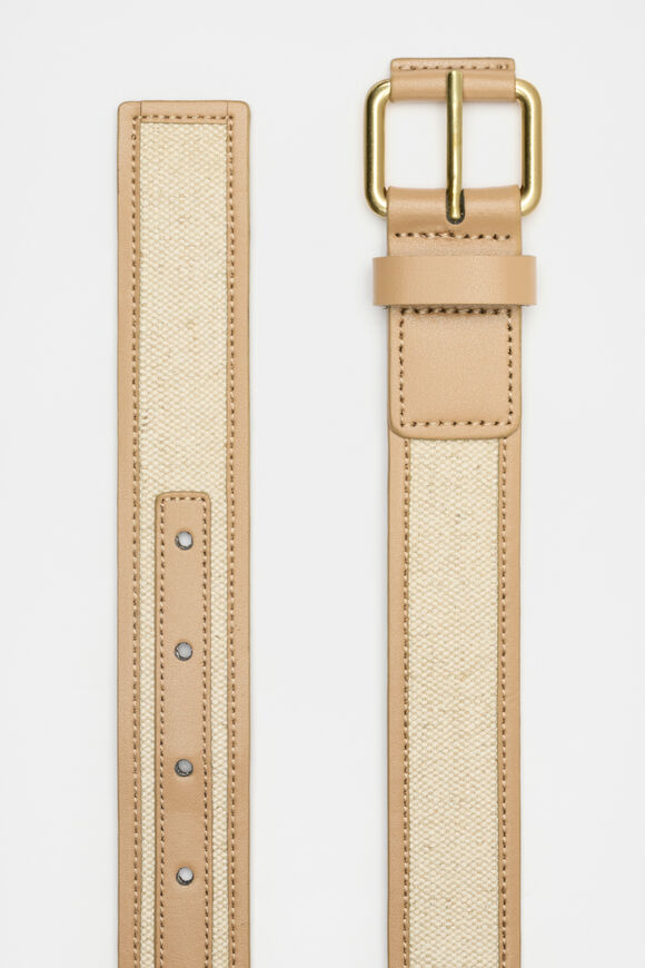 Allegra Textile Belt  Caramel  hi-res