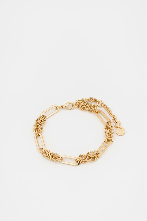 Links Chain Bracelet  Gold  hi-res