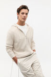 Knit Hoodie  Pebble Marle  hi-res