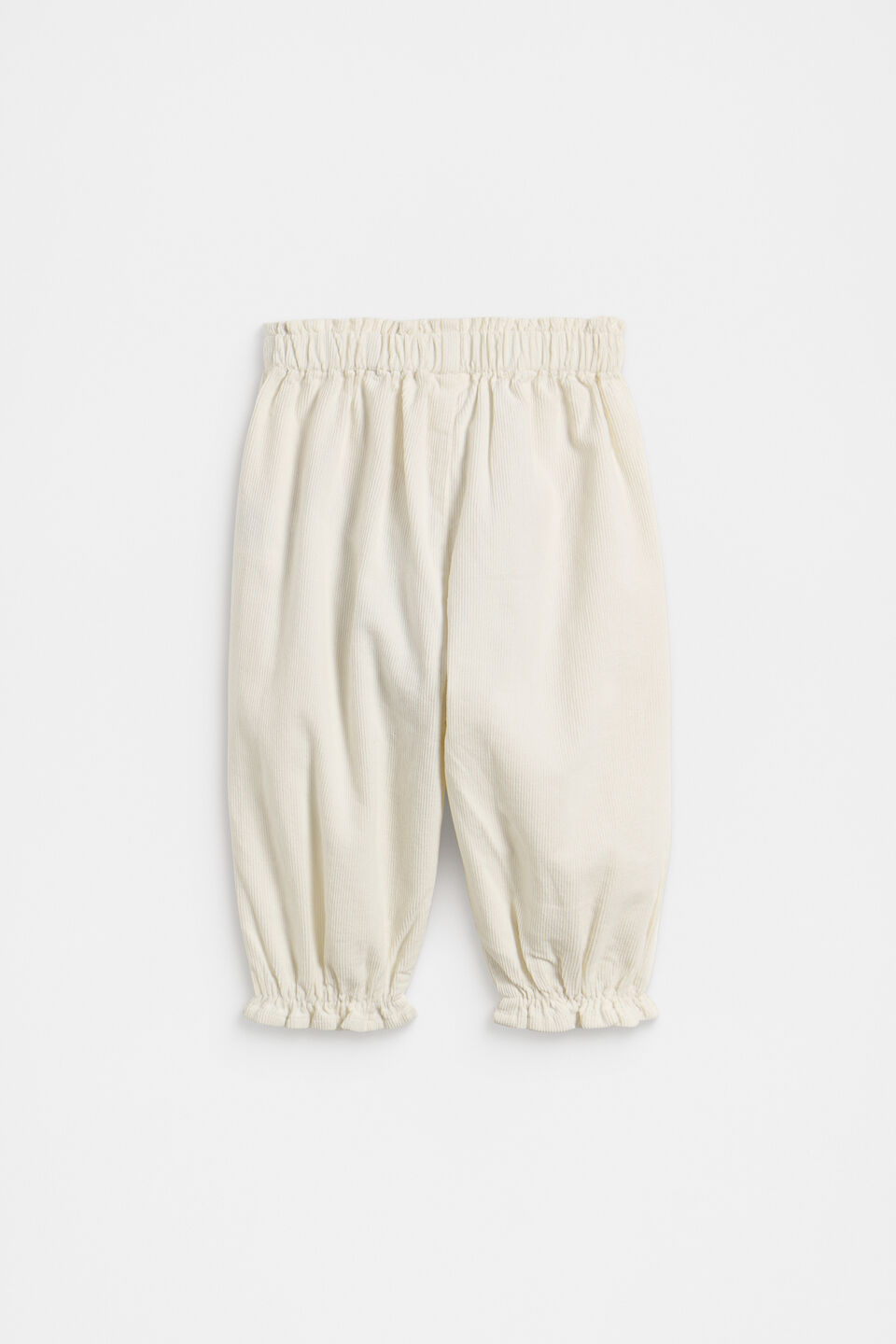 Elasticated Cord Pant  Classic Cream