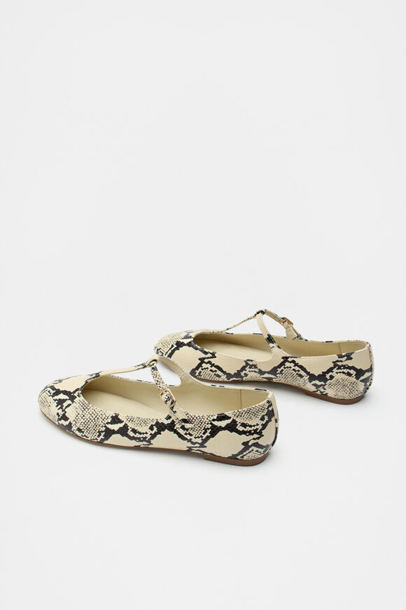 Elsie T-Bar Ballet Flat  Snake Print  hi-res