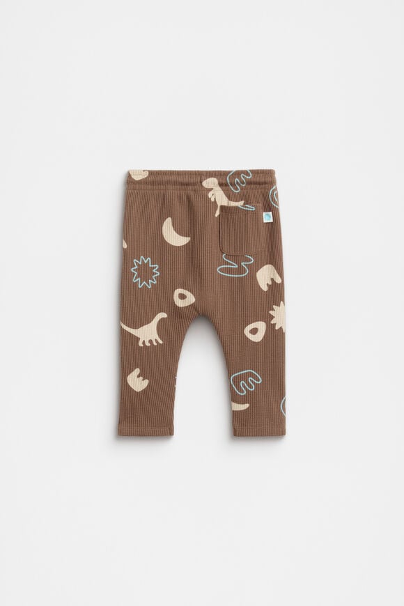 Dino Waffle Pant  Cocoa  hi-res