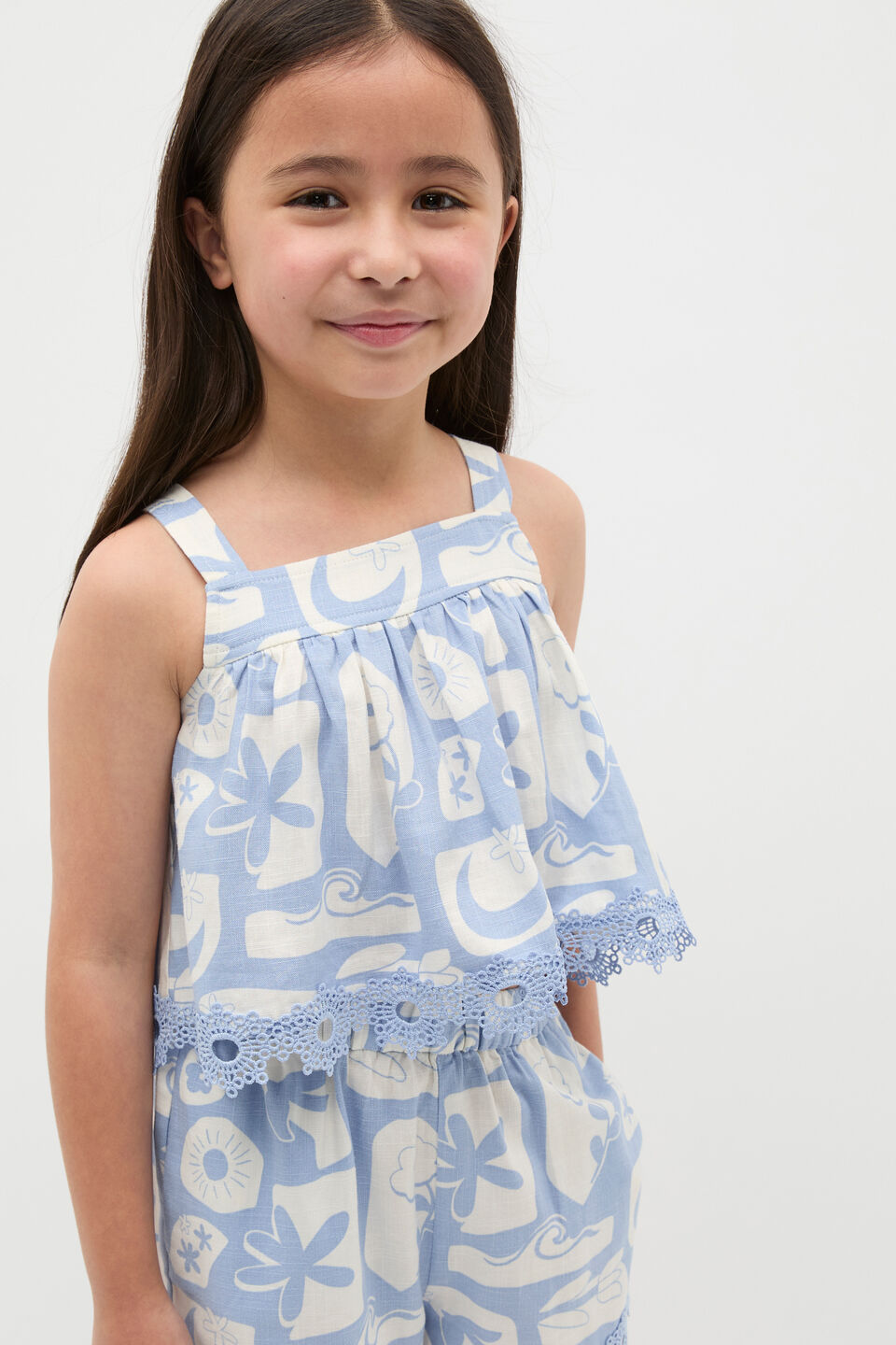 Riviera Top  Luna Blue