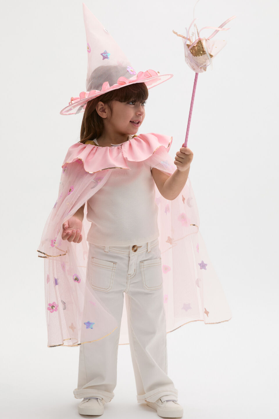 Whimsical Witch Cape  Multi