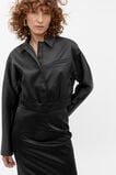 Sateen Bomber Jacket  Black  hi-res