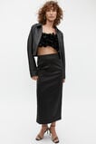 Sateen Bomber Jacket  Black  hi-res