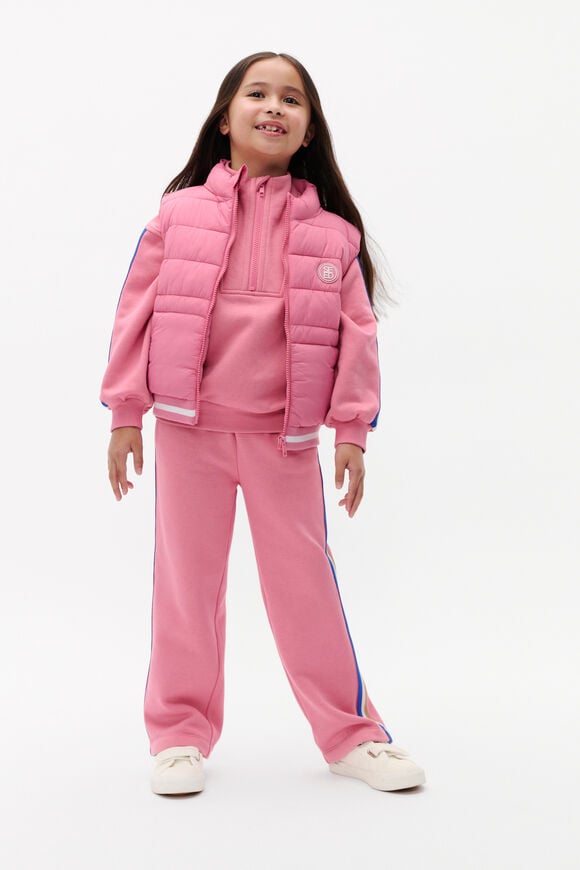 Side Stripe Track Pant  Raspberry  hi-res