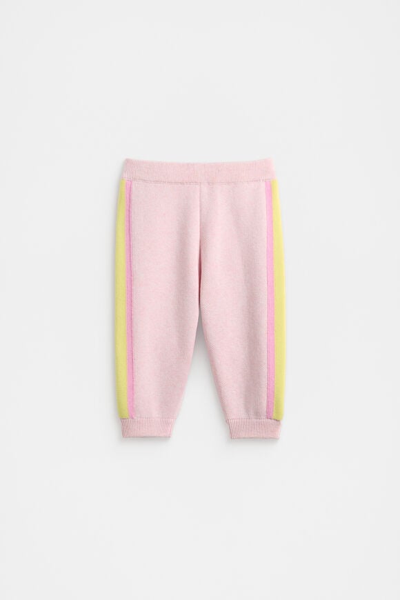 Stripe Knit Legging  Rose Petal Marle  hi-res