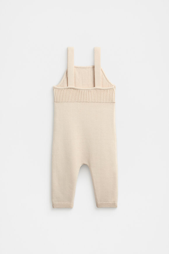Rib Knit Overall  Soft Cream  hi-res