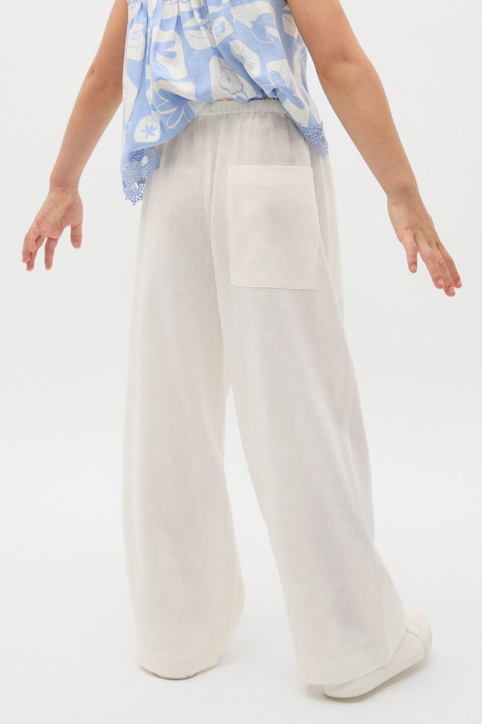 Straight Pull On Pant  Canvas