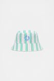 Stripe Bucket Hat  Denver Green  hi-res