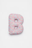 Ditsy Floral Initial Cushion  B  hi-res