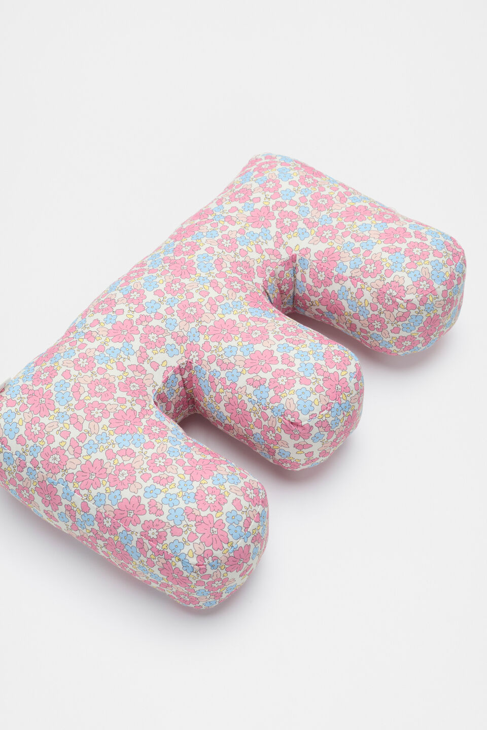 Ditsy Floral Initial Cushion  E
