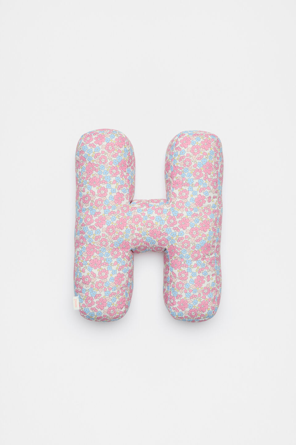 Ditsy Floral Initial Cushion  H