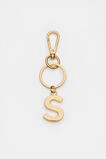 Gold Initials Keyring  S  hi-res