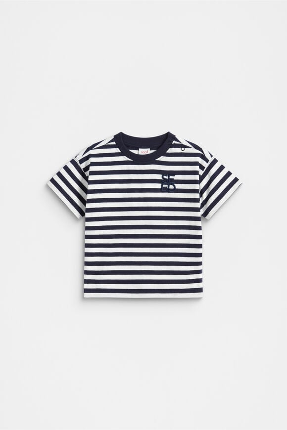 Core Stripe Tee  Midnight Blue Stripe  hi-res