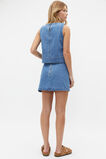 Denim Mini Pocket Skirt  Sea Blue Wash  hi-res