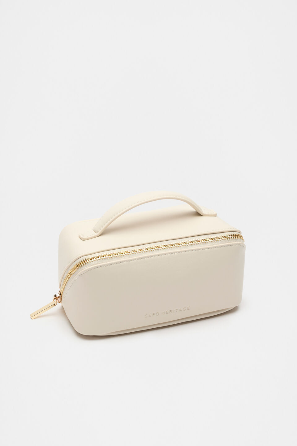 Zip Around Cosmetic Case Small  Stone