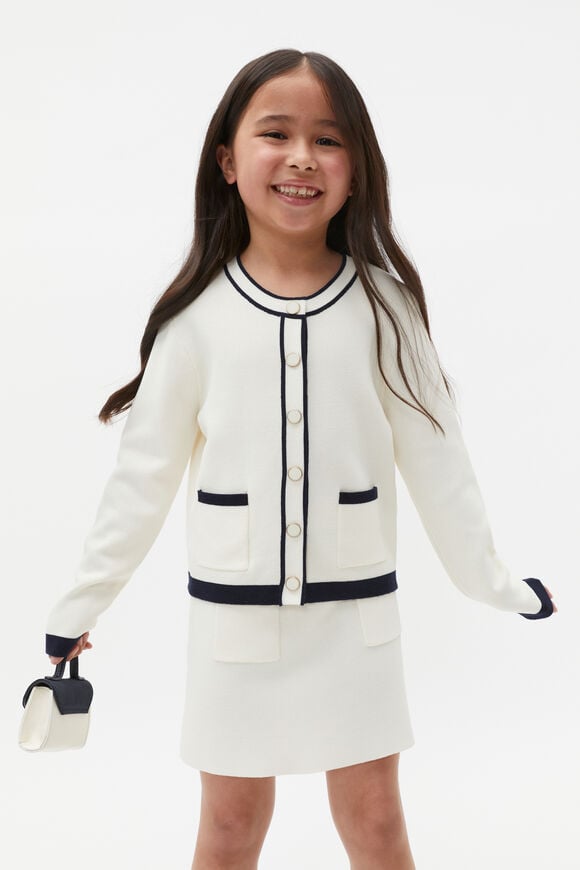 Button Knit Cardigan  Milk  hi-res