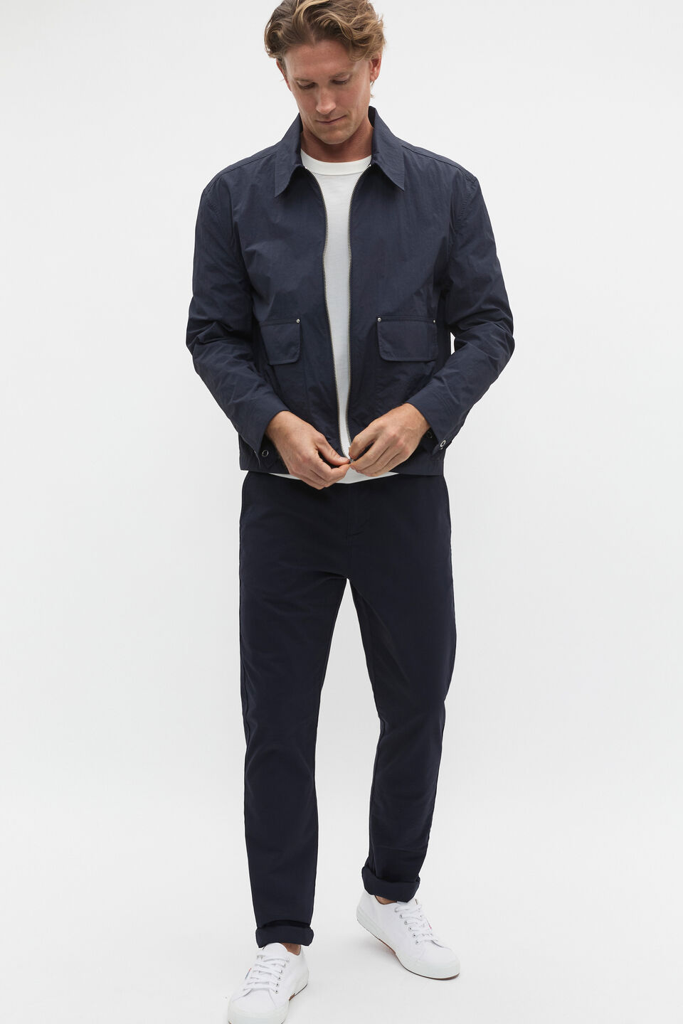 Harrington Jacket  Midnight Blue