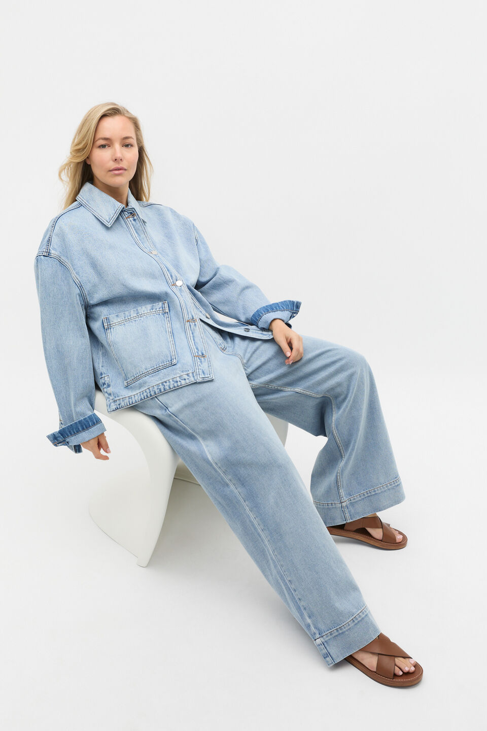 Denim Jacket  Blue Wash