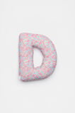 Ditsy Floral Initial Cushion  D  hi-res
