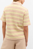 Textured Stripe Polo  Lemongrass Stripe  hi-res