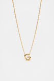 Bubble Letter Necklace  G  hi-res