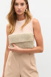 Beaded Shoulder Bag  Ecru  hi-res