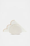 Shell Napkin Holder  Cloud Cream  hi-res