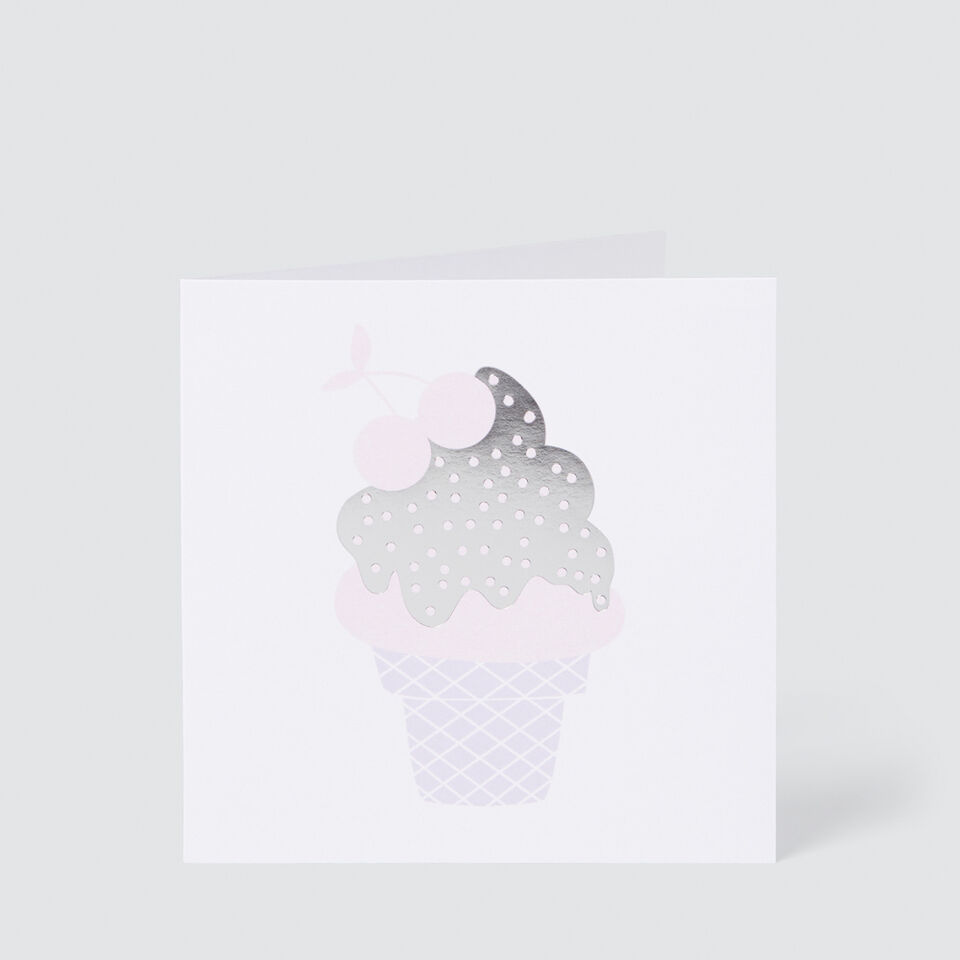 Large Ice Cream Card  
