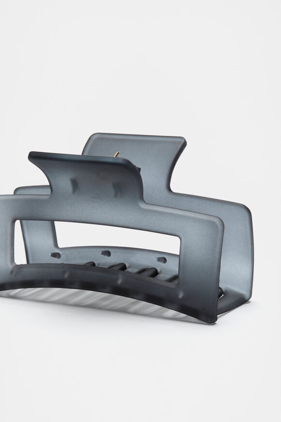 Rectangle Hair Claw  Matte Black  hi-res