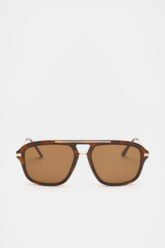 Amanda Aviator Sunglasses  Dark Tort  hi-res